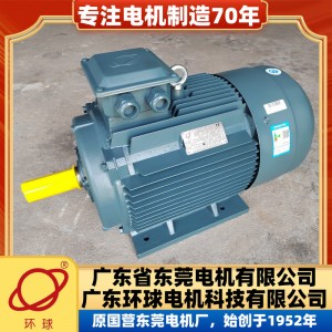 广东东莞环球三相电机YE4-250M-4-55KW节能电动机新国标二级能效