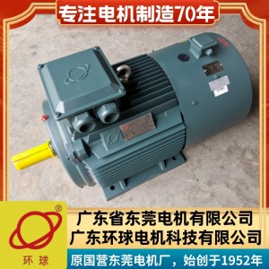 广东东莞环球牌三相异步电动机Y2VF225S/M-4-37/45KW变频调速电机